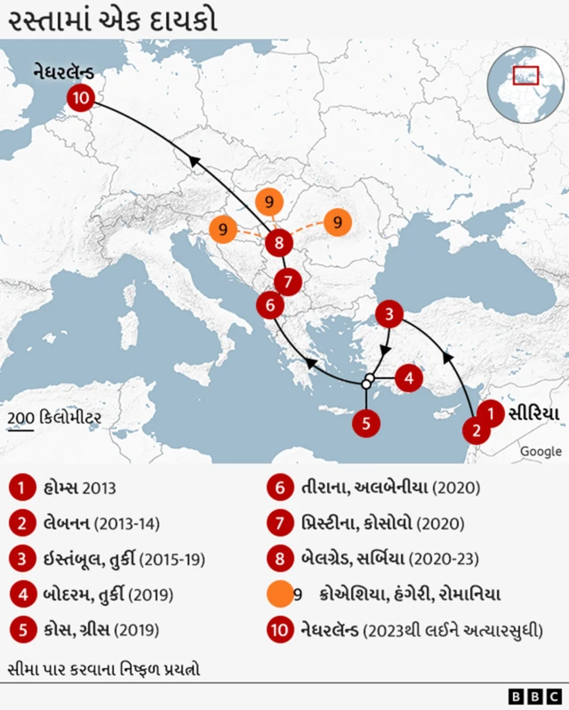 પ્રવાસ દરમિયાન પોતાની પાસે પાણીનો પુરવઠો અને સ્લીપિંગ બેગ્સ પૂરતા પ્રમાણમાં હોય તે આ જૂથે સુનિશ્ચિત કર્યું હતું