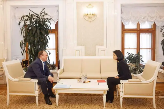 Саида Мирзиёева ва Антон Вайно