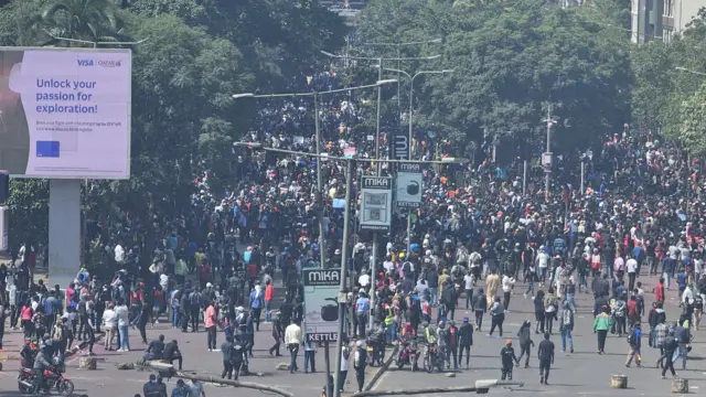 Ikivunge cy'abigaragambya hafi y'inteko ishingamategeko ya Kenya