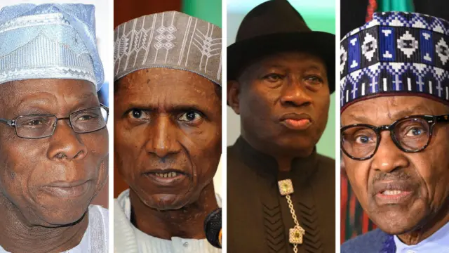 Obasanjo Yar'Adua, Jonathan na Buhari