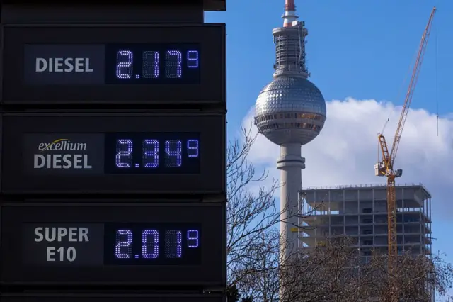 Gasolinera en Alemania