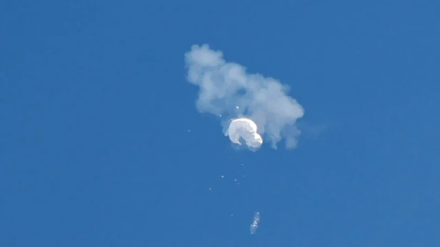 ၂၀၂၃ ခုနှစ်က အမေရိကန်လေတပ်က ပစ်ချခဲ့တဲ့ တရုတ်နိုင်ငံထုတ် Spy Balloon