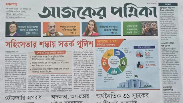 আজকের পত্রিকা