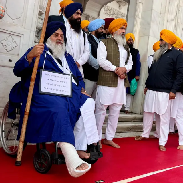 శిరోమణి అకాలీదళ్ నాయకుడు సుఖ్‌బీర్ సింగ్ బాదల్ 
