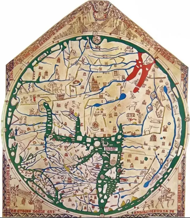 Hereford world map
