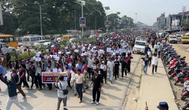 बुटवलमा जेन जीको प्रदर्शन