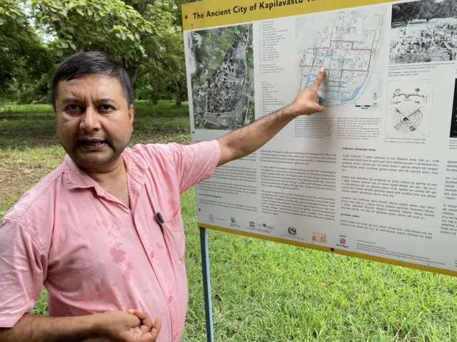 प्राचीन कपिलवस्तुको उत्खनन तथा संरक्षण कार्यबारे बताउँदै माधव आचार्य