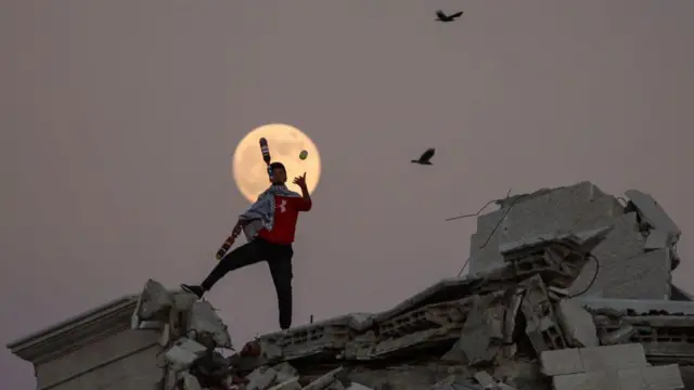 ابرماه «سگ آبی»‌ نوامبرامسال در غزه