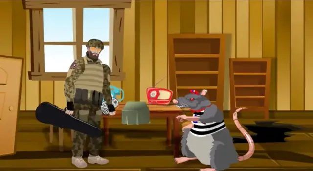 ፈረንሳይም በአይጥ የተመሰለችበት አጋጣሚ አለ