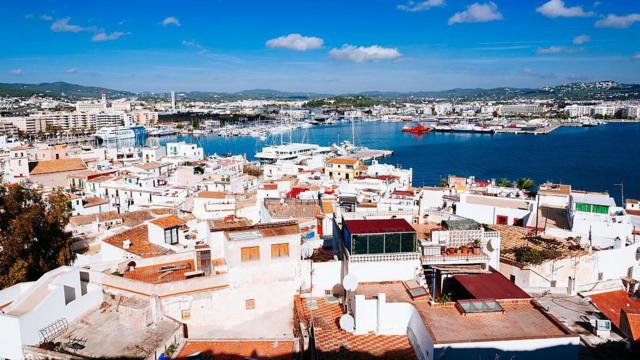 Vista da cidade de Ibiza
