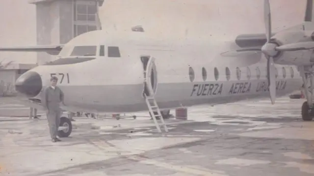 Kaza yapan uçağın fotoğrafı