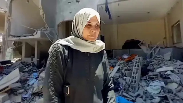 Abahungutse bava i Jabalia, m'uburaruko bwa Gaza, basanze iwabo ari ibihomoka.