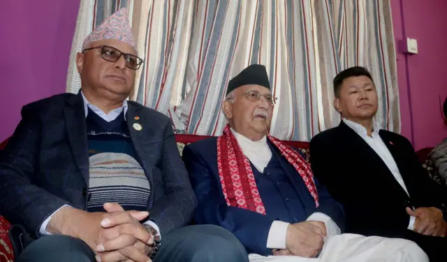 एमालेका नेताहरू 