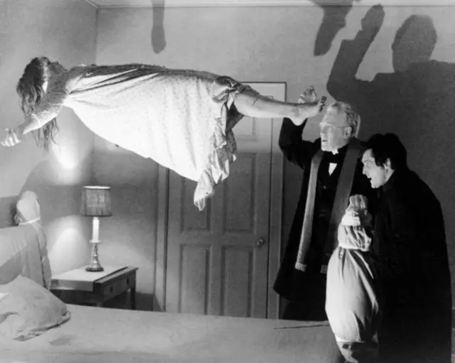 Séquence du film "L'Exorciste".