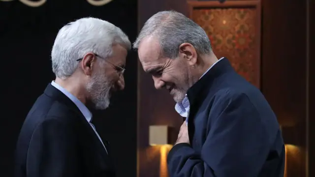 پزشکیان و جلیلی