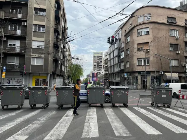 Kontejneri ispred RTS