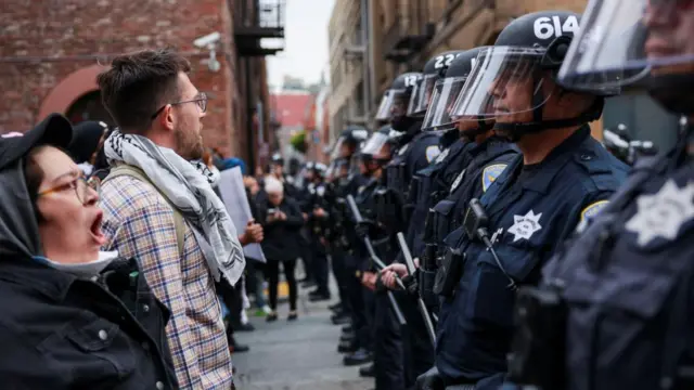 সানফ্রান্সিসকোতে বিক্ষোভ