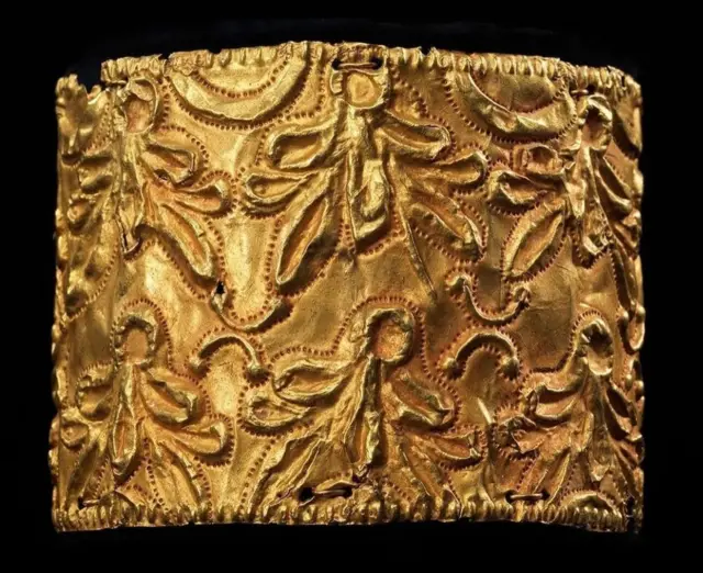 Gold ornament