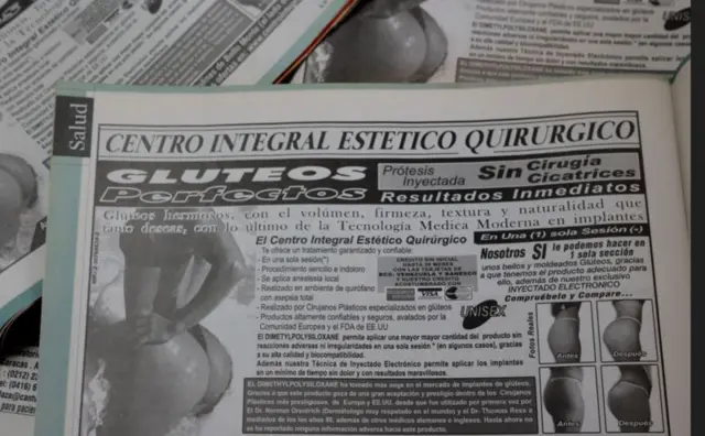 Yadira a appris qu'elle pouvait s'injecter des biopolymères dans les fesses grâce à une publicité dans un magazine.