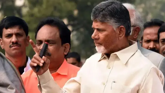 তেলুগু দেশম প্রধান চন্দ্রবাবু নাইডু - ফাইল ছবি