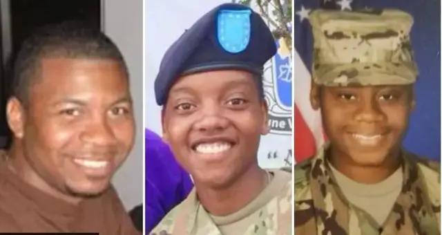 জর্ডানে ড্রোন হামলায় নিহত তিন সেনা সার্জেন্ট উইলিয়াম জেরোমি রিভার্স, স্পেশালিস্ট কেনেডি লেডন স্যান্ডারস ও স্পেশালিস্ট ব্রিয়োন্না অ্যালেক্সোনদ্রিয়া মোফেট