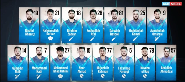 د افغان لوبډلې د لوبغاړو عکسونه