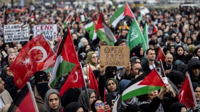 Türkiye'deki İsrail protestosu