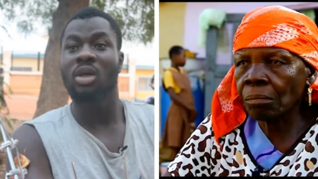 two victims - Elliasu's right arm cant even lift food. samira zakaria's grandmother also suffered injuries from gunshots