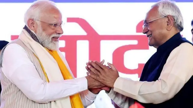 नीतीश कुमार और नरेंद्र मोदी 