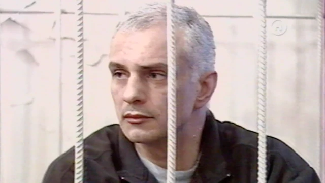 Олександр Тимошенко у залі суду, 2000 рік