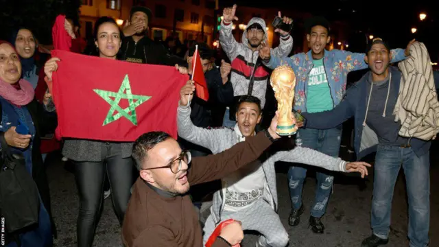 Abafana ba Maroc bishimira intsinzi