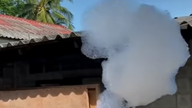 మేఘాలు, రసాయనాలు, రసాయనాల నురగ, విశాఖపట్నం