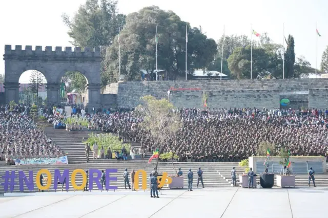 የአድዋ ድል በዓል አከባበር በመስቀል አደባባይ