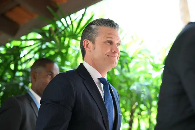 Bộ trưởng Quốc phòng Mỹ Pete Hegseth đã tới Singapore, ảnh chụp ngày 29/5 