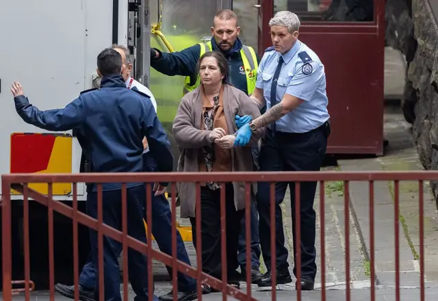 Erin Patterson llegando a la Corte Suprema de Victoria el 25 de agosto de 2025 en Melbourne, Australia.
