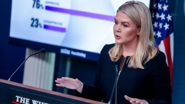 كارولين ليفيت، المتحدثة باسم البيت الأبيض