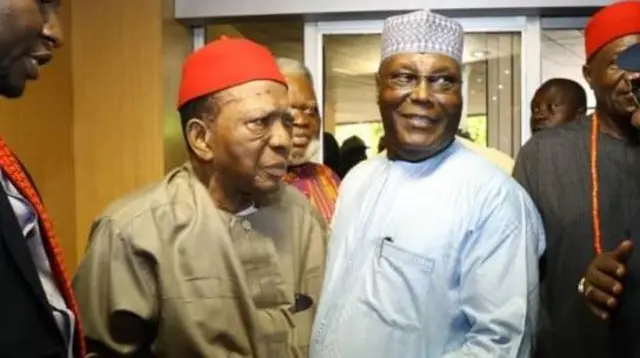 Ben Nwabueze na Atiku Abubakar