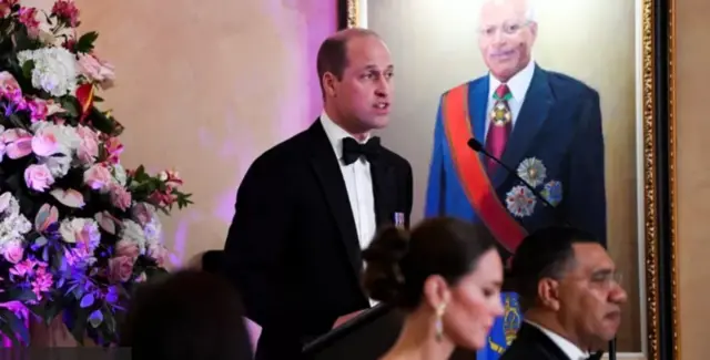 Umuganwa William mu rugendo muri Jamaique