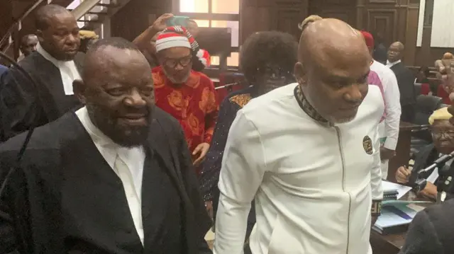 Nnamdi Kanu and im Lawyer, Aloy Ejimakor