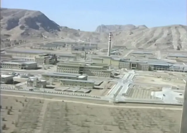 Aerial shot of Isfahan nuclear site (2005)