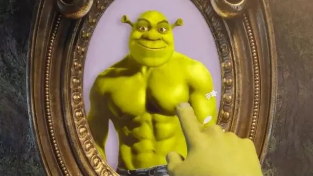 Шрек з рельєфним пресом