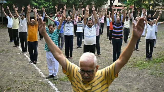 'শাখা'ই হচ্ছে আরএসএসের ভিত্তি - মহারাষ্ট্রের নাগপুরে আরএসএসের একটি শাখার কর্মসূচী - ফাইল ছবি