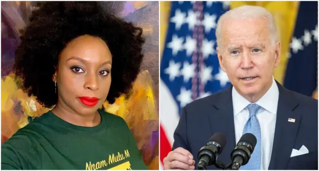 Chimamanda Adichie na Joe Biden