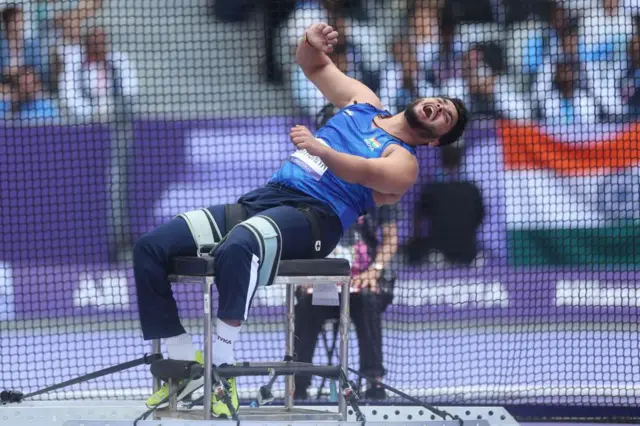 योगेश कथुनिया, पॅरिस पॅरालिंपिकदरम्यान