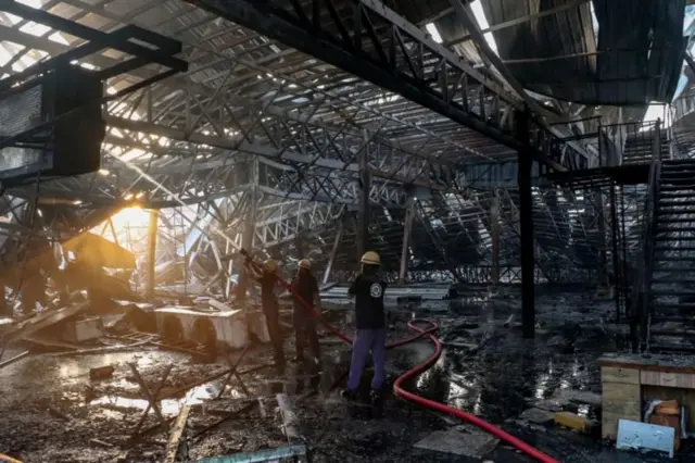 ਅੱਗ ਹਾਦਸੇ ਤੋਂ ਬਾਅਦ ਬਚਾਅ ਕਾਰਜ