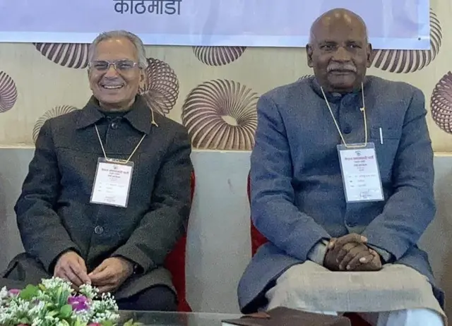 बाबुराम भट्टराई र महिन्द्र राय यादव 