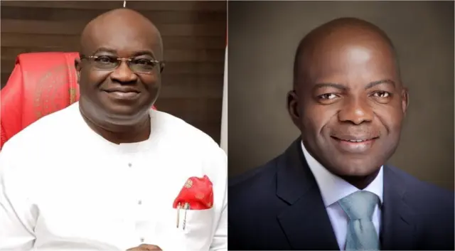 Alex Otti na Okezie Ikpeazu 