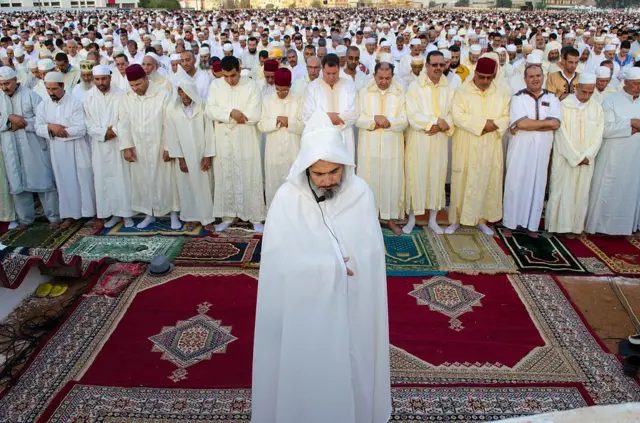 Prière de l'Aïd al-Adha dans la ville de Salé