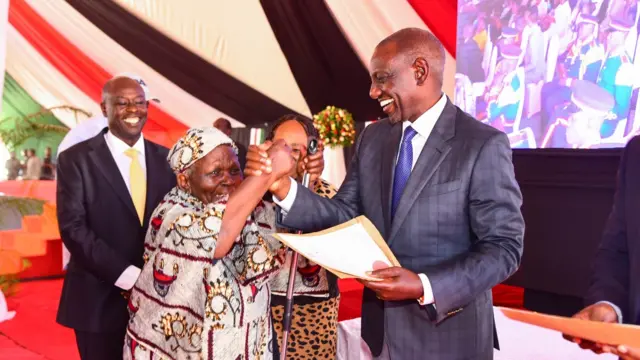 Mu gikorwa yitabiriye kuwa kabiri, Perezida William Ruto yaburiye abigarambya ko bakwiye kubireka