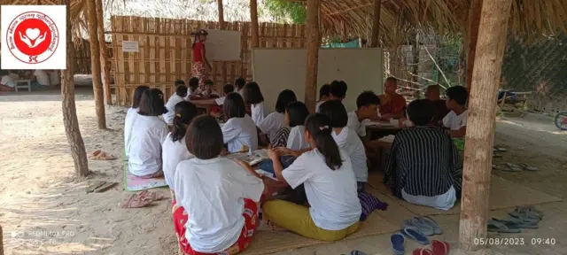 ရွှေဘိုခရိုင်ထဲက ကြားကာလစာသင်ကျောင်းတစ်ကျောင်း